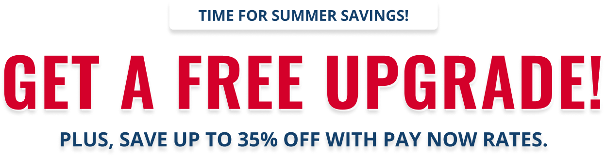 Avis Hot Summer Savings, Free Upgrade, Plus, Save up to 35% with Pay Now